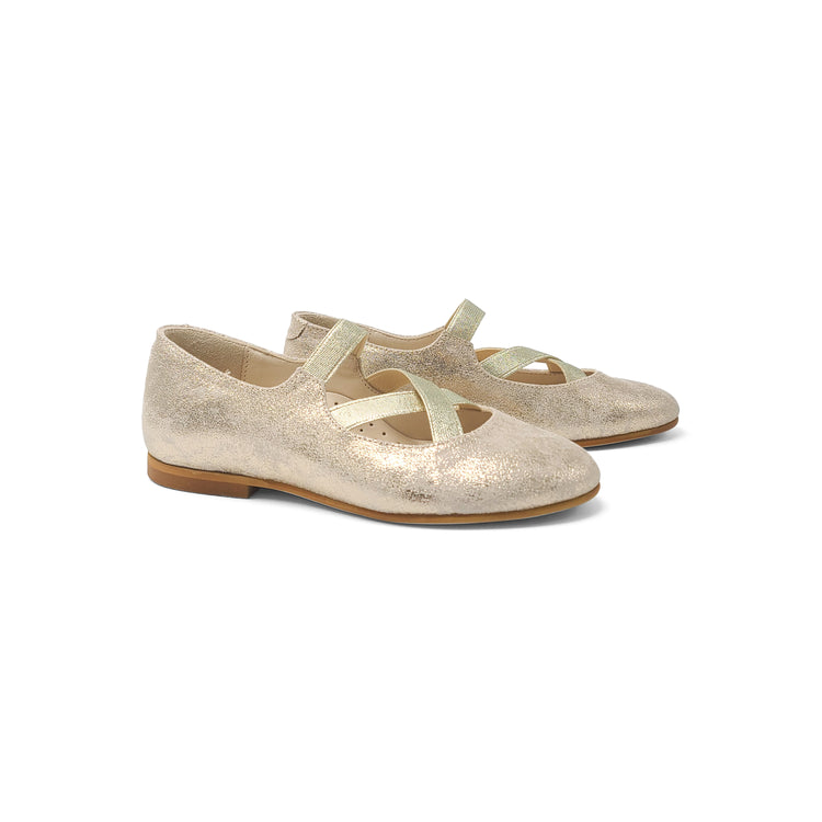 Sonatina Lady Gold Elastic Slip On