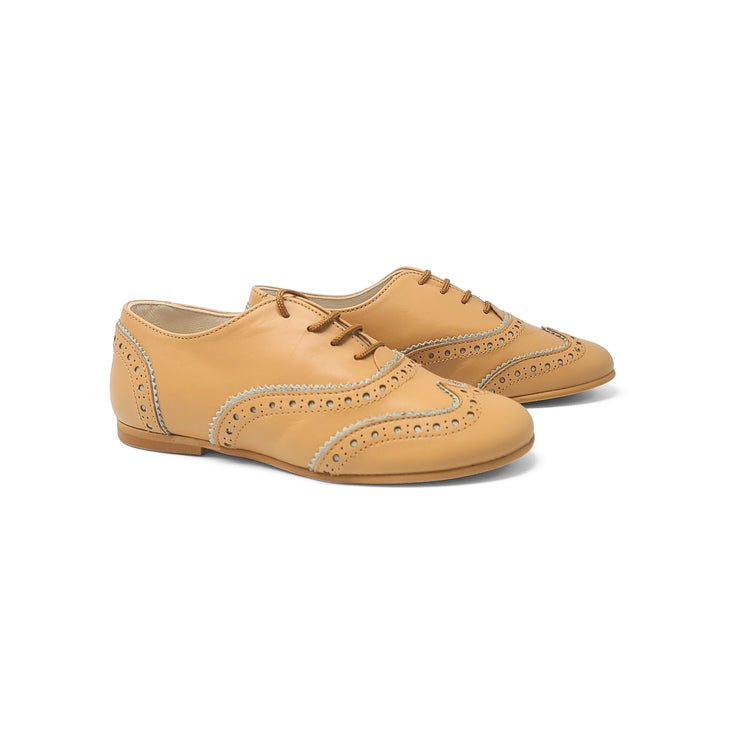 Sonatina Imperial Cognac Mint Wingtip Oxford