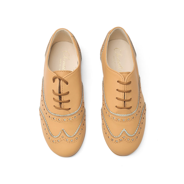 Sonatina Imperial Cognac Mint Wingtip Oxford