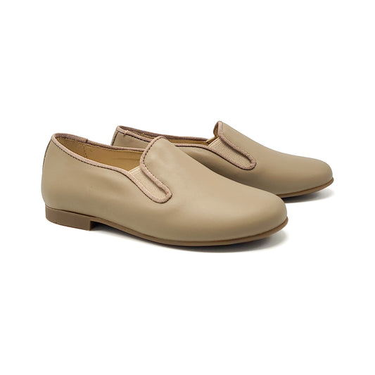 Andanines Earth Taupe Smoking Slip On 182447