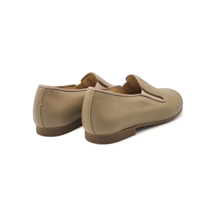 Andanines Earth Taupe Smoking Slip On 182447