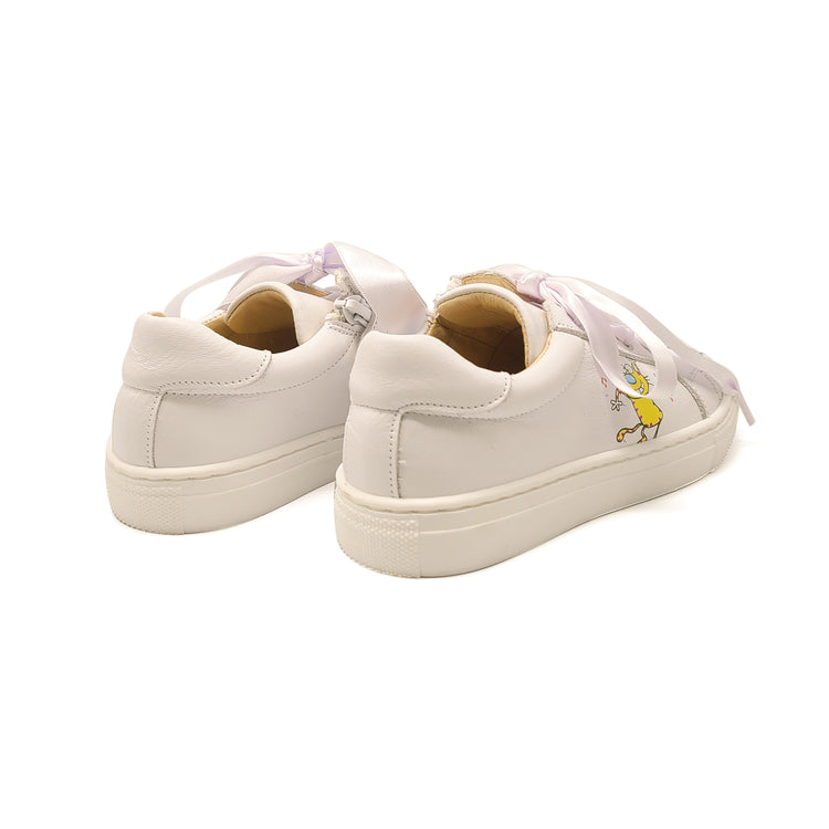 Andanines White Dancing Cats Sneaker 221666