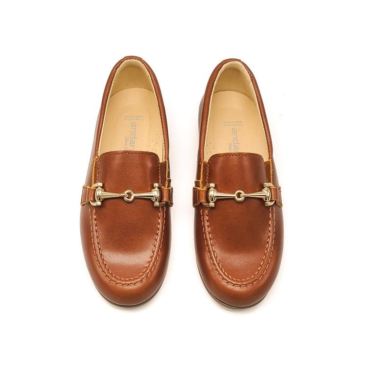 Andanines Brown Chain Slip On 212555