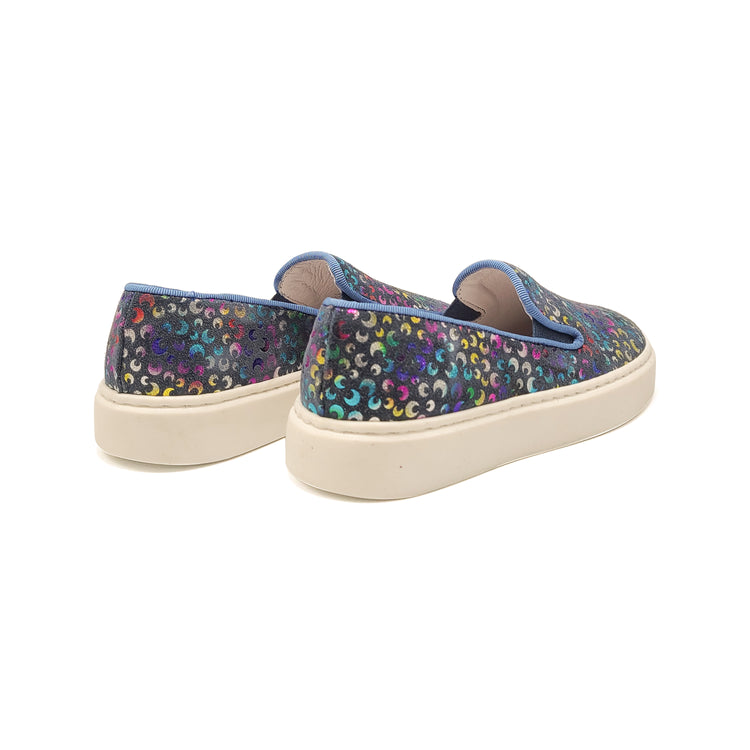 LMDI Deportivas Denim Rainbow Moon Slip On Sneaker