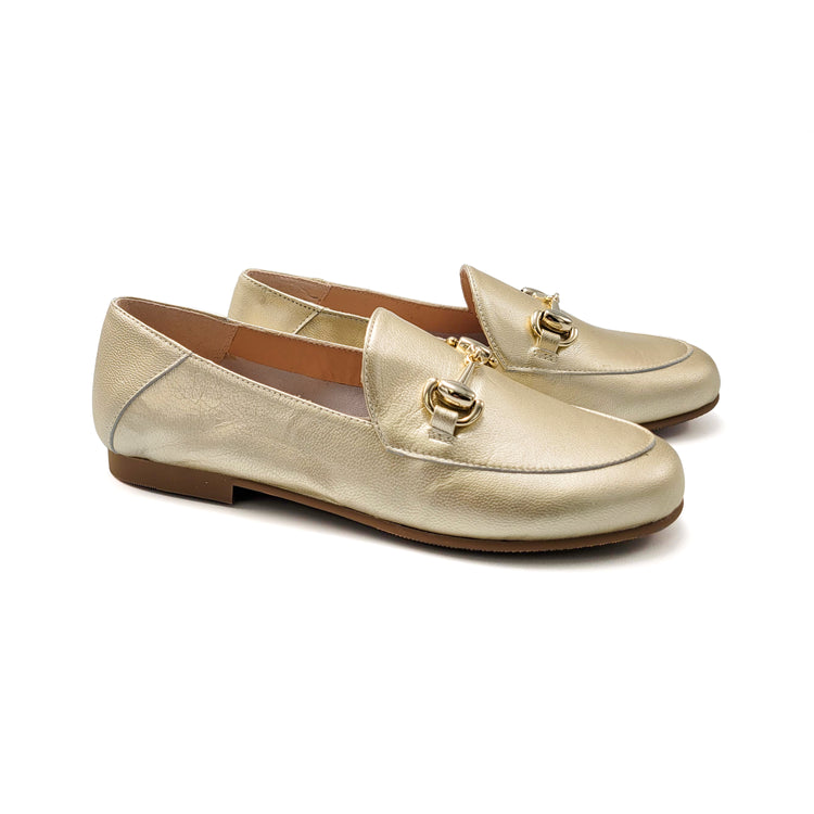 Ruth Secret Light Gold Chain Loafer 3655