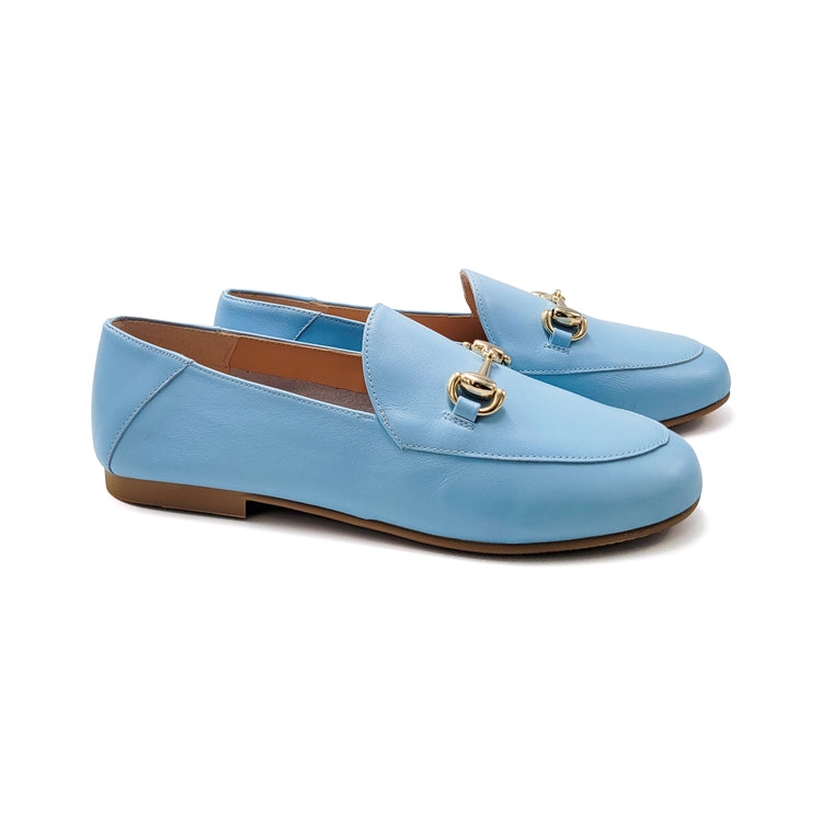 Ruth Secret Sky Blue Chain Slip on 3655