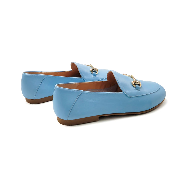 Ruth Secret Sky Blue Chain Slip on 3655