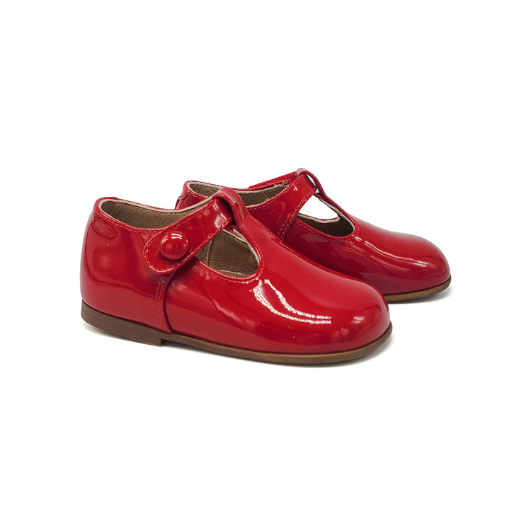 Zubii Red Patent T- Strap First Walker ZU053