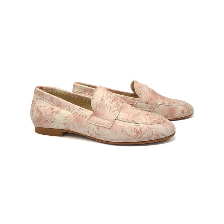 Blublonc Caylee Pink Rose Penny Loafer