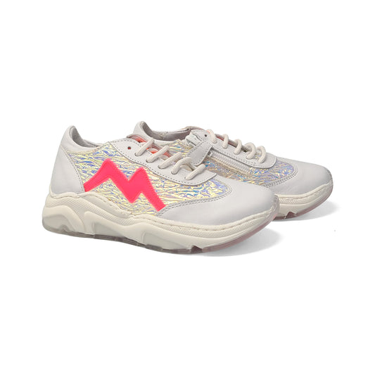 MAA Chunky Rainbow Foil Lace Sneaker C433