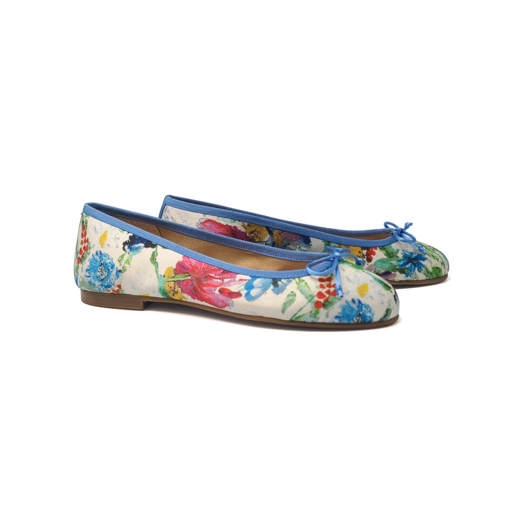 Brunella Floral Watercolor Ballet Flat 51MBR