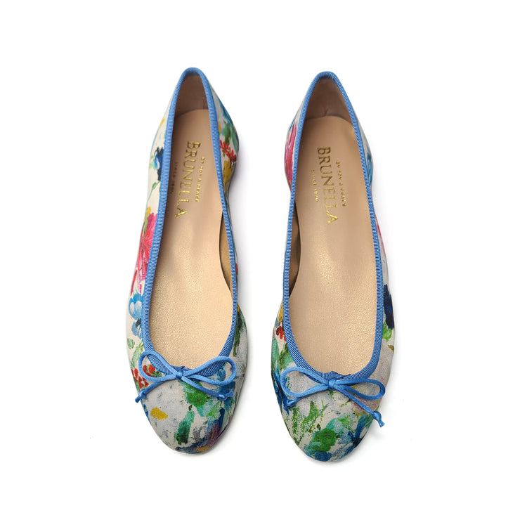 Brunella Floral Watercolor Ballet Flat 51MBR