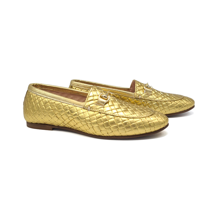 Maria Catalan Smokin Gold Basket Slip On