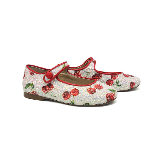 Brunellis Cherry Glitter Mary Jane S-21