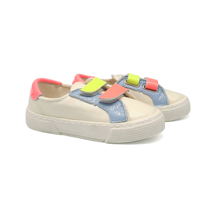 PEPE Highlighter Multicolor Patent Velcro Sneaker 00106