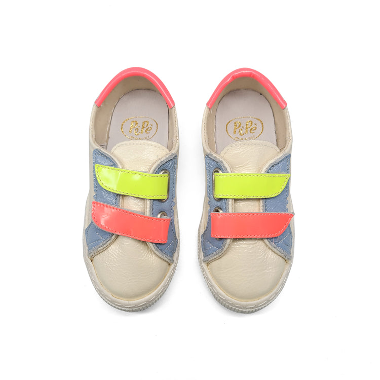 PEPE Highlighter Multicolor Patent Velcro Sneaker 00106