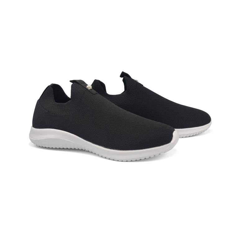 Henry Ferrera Mara Black Sock Sneaker