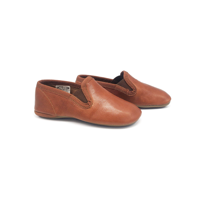 Pepe Cognac Smooth Soft Sole Smoking Shoe 280