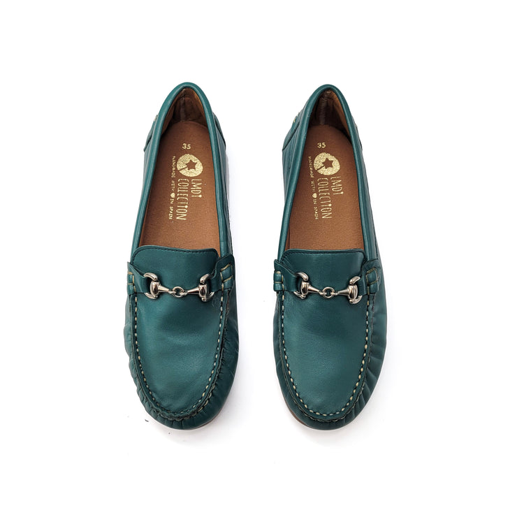 LMDI Sea Green Chain Loafer