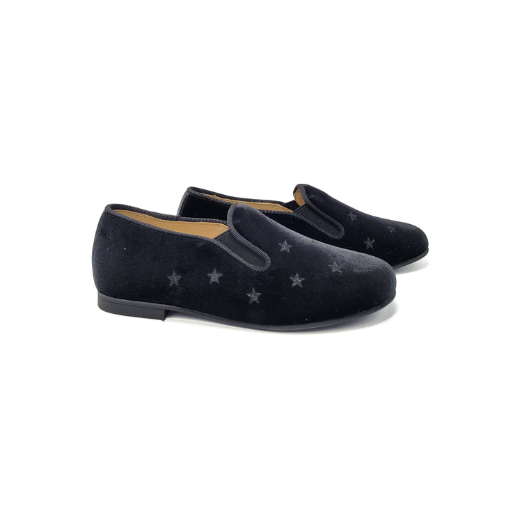 Andanines Black Velvet Star Smoking Shoe 182447