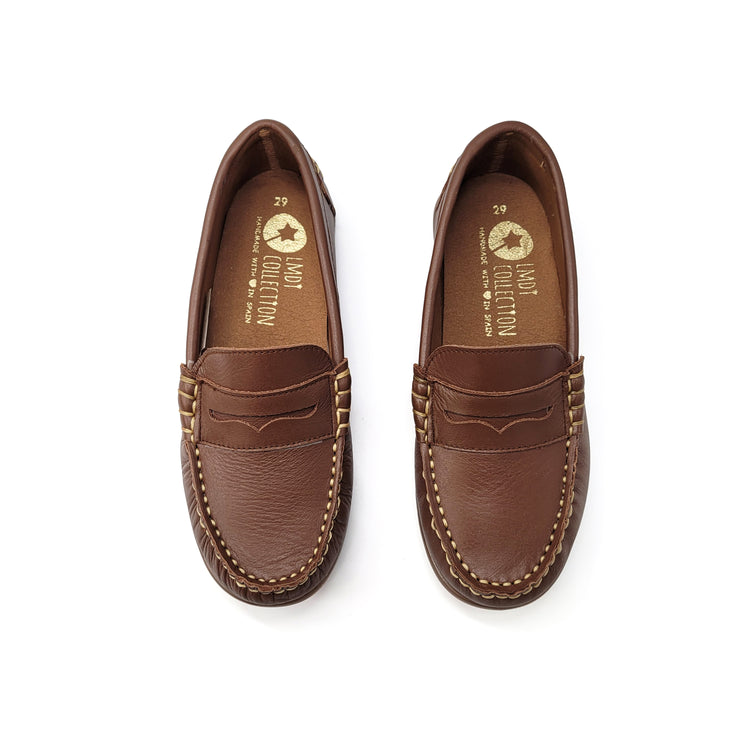 LMDI Chocolate Brown Penny Loafer