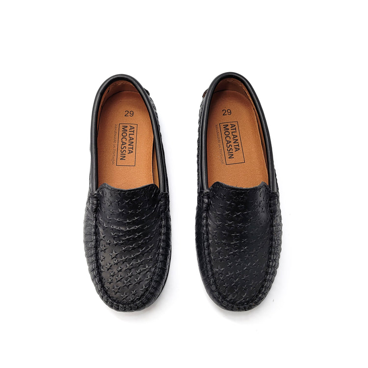 Atlanta Mocassin Black Star Loafer 015