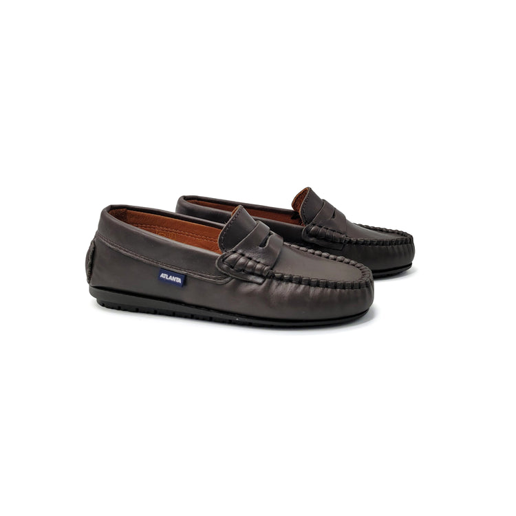 Atlanta Mocassin Dark Brown Penny Loafer 032