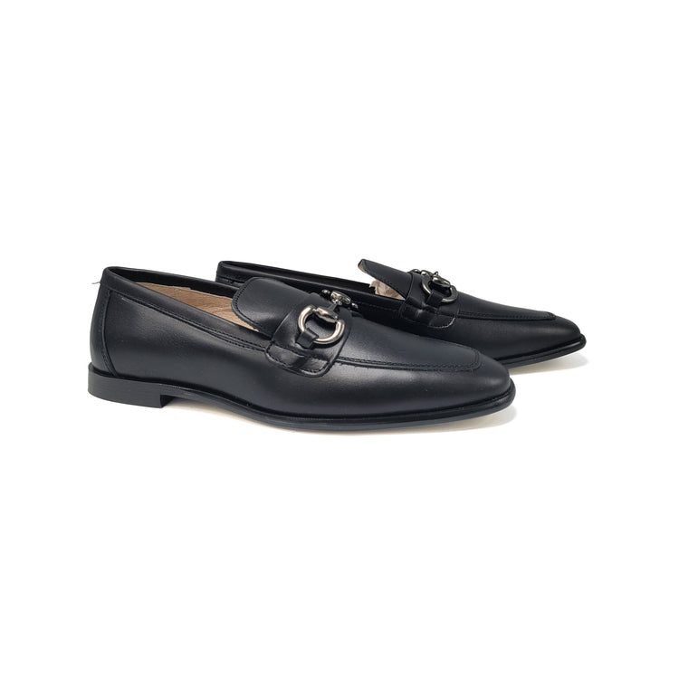 Gravitas Black Chain Loafer 3410