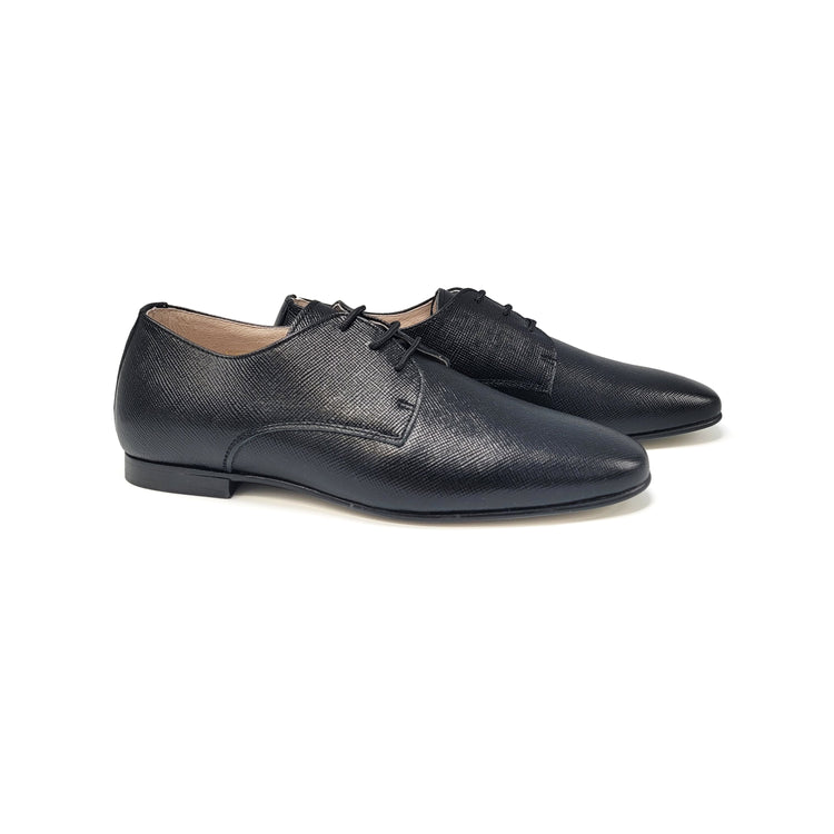 Gravitas Black Textured Lace Dress Shoe 3414B