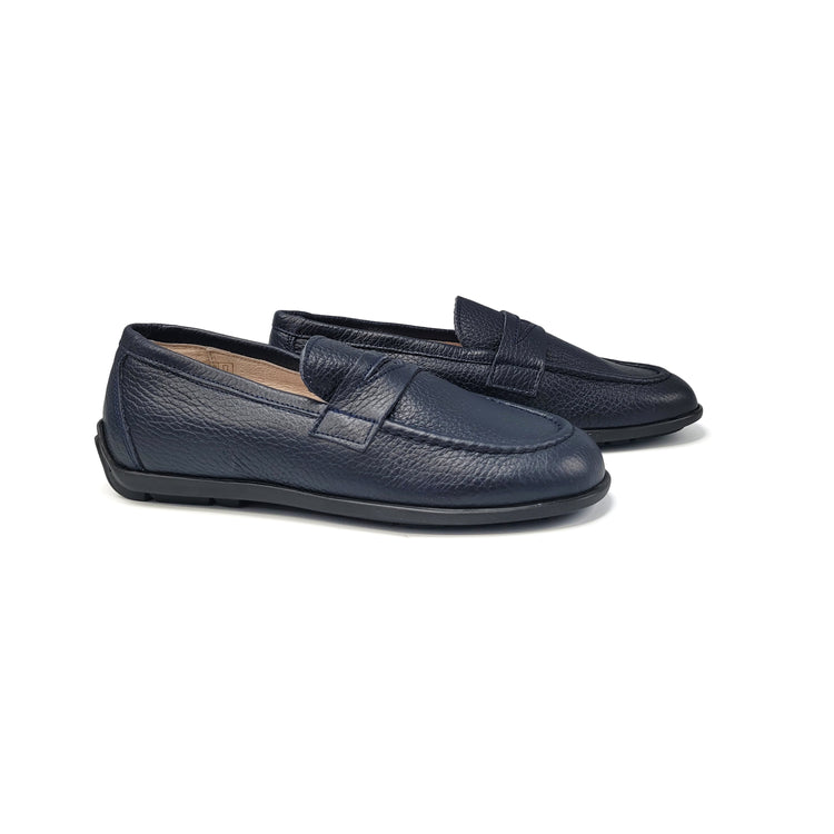 Gravitas Navy Penny Loafer 3417