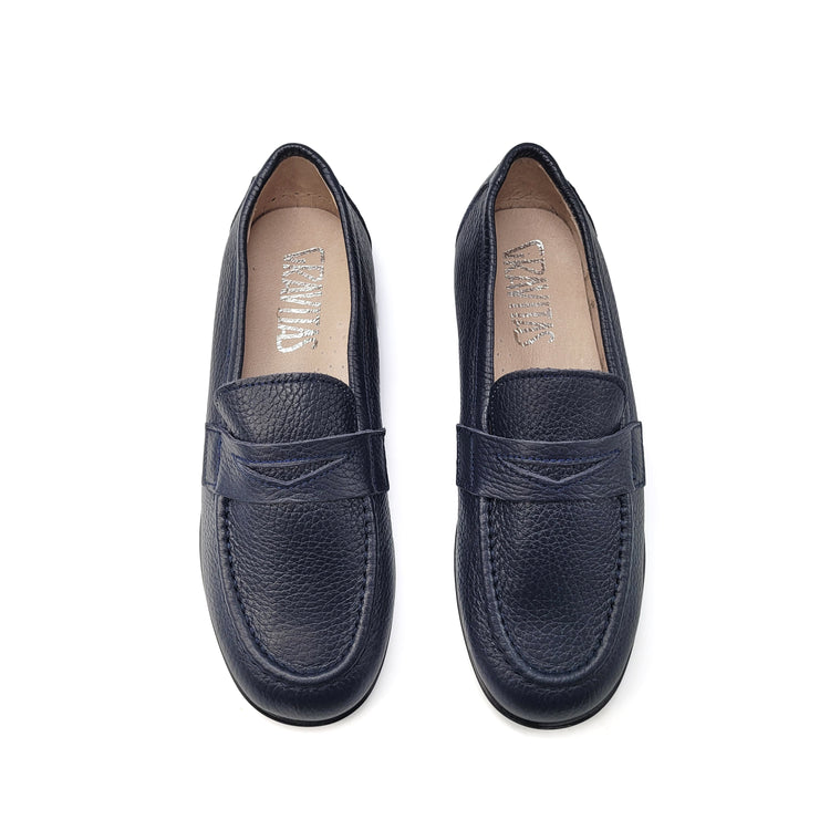 Gravitas Navy Penny Loafer 3417