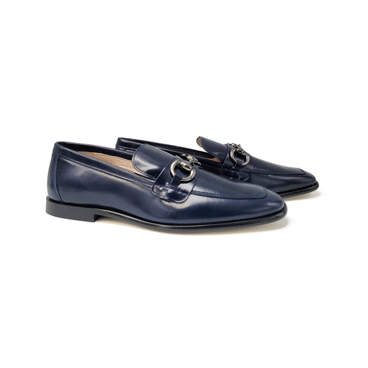 Gravitas Navy Chain Loafer 3410