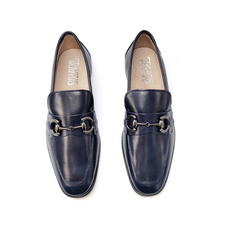 Gravitas Navy Chain Loafer 3410