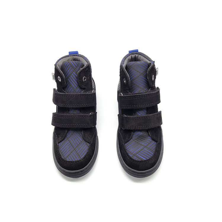 BO-BELL-MAXUS-Black Blue Velcro Sneaker