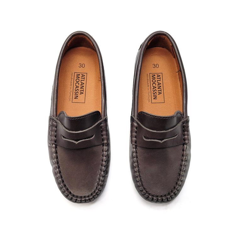 Atlanta Mocassin Grey Sierra Penny Loafer 032