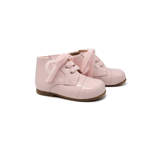 Zubii Baby Pink Patent Lace Up 2976