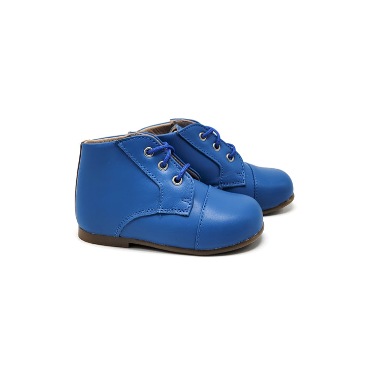 Zubii Cobalt Blue Lace Up Baby Bootie 2967