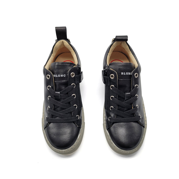 Blublonc Danni Black Shadow Zipper Sneaker