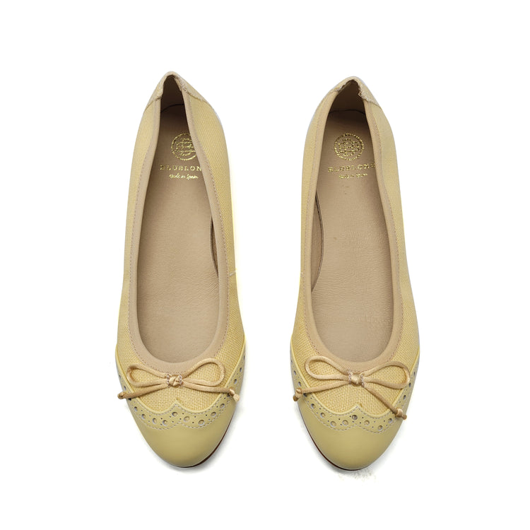 Blublonc Lilly Buttermilk Yellow Ballet Flat