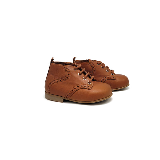 Atlanta Mocassin Camel Wingtip Baby Shoe 979