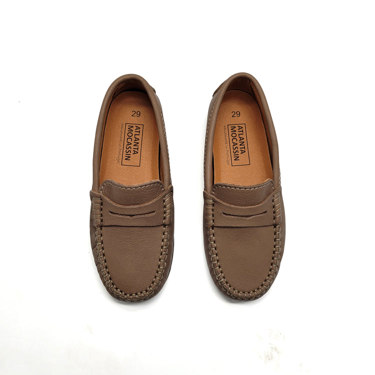 Atlanta Mocassin Driftwood Brown Penny Loafer 032