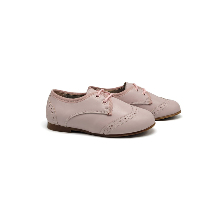 LMDI Blucher Powder Pink Lace Oxford