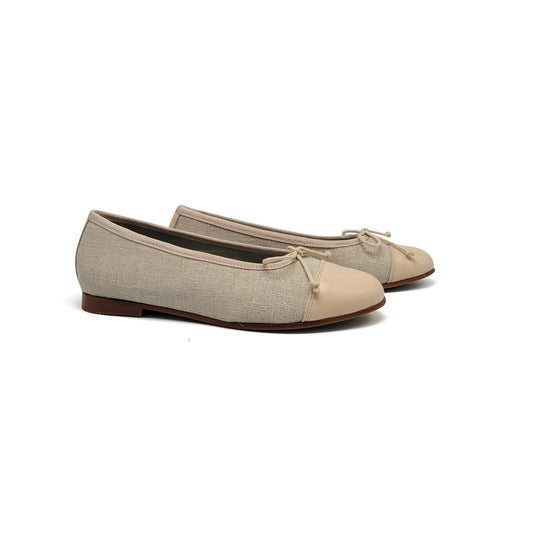 LMDI Nude Shimmer Ballet Flat 136720