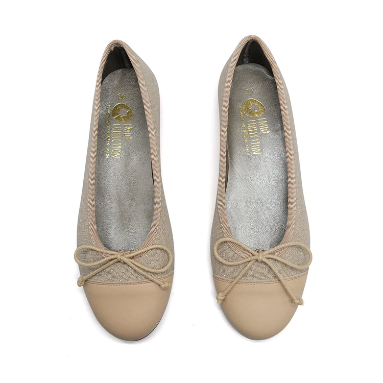 LMDI Nude Shimmer Ballet Flat 136720