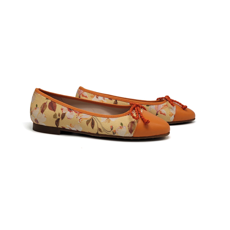 Brunella Orange Sandrine Ballet Flat 400