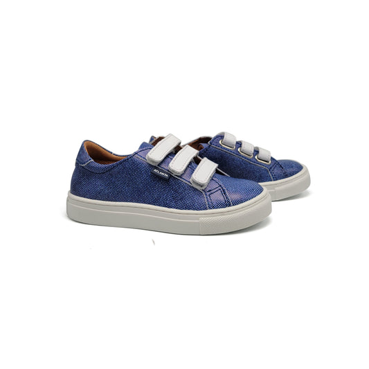 Atlanta Mocassin Denim Velcro Sneaker 523