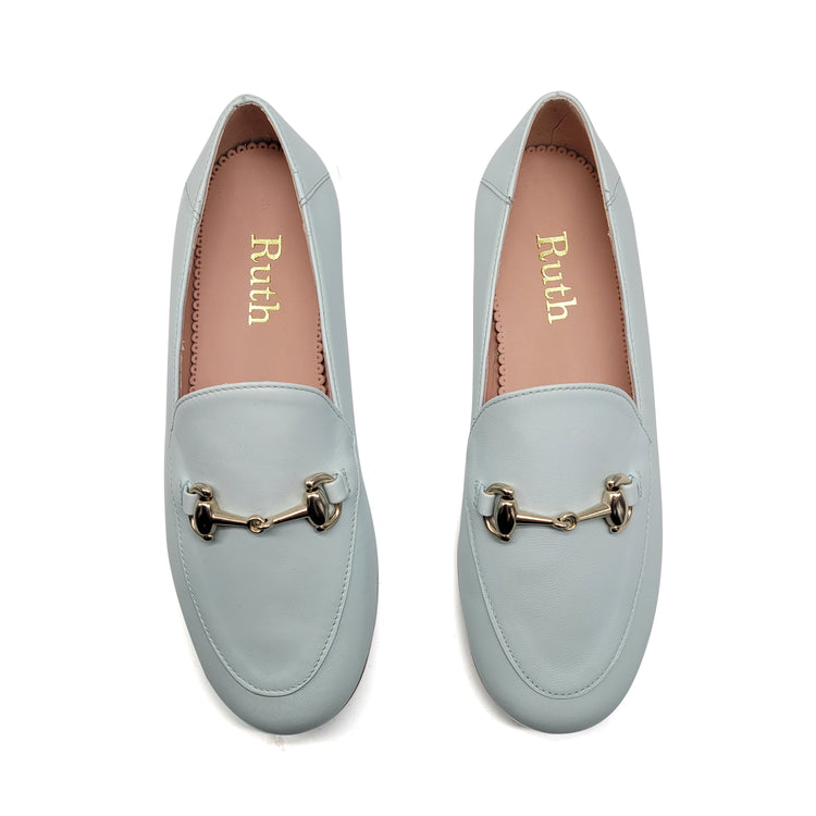 Ruth Secret Clear Sky Blue Chain Slip On 3655