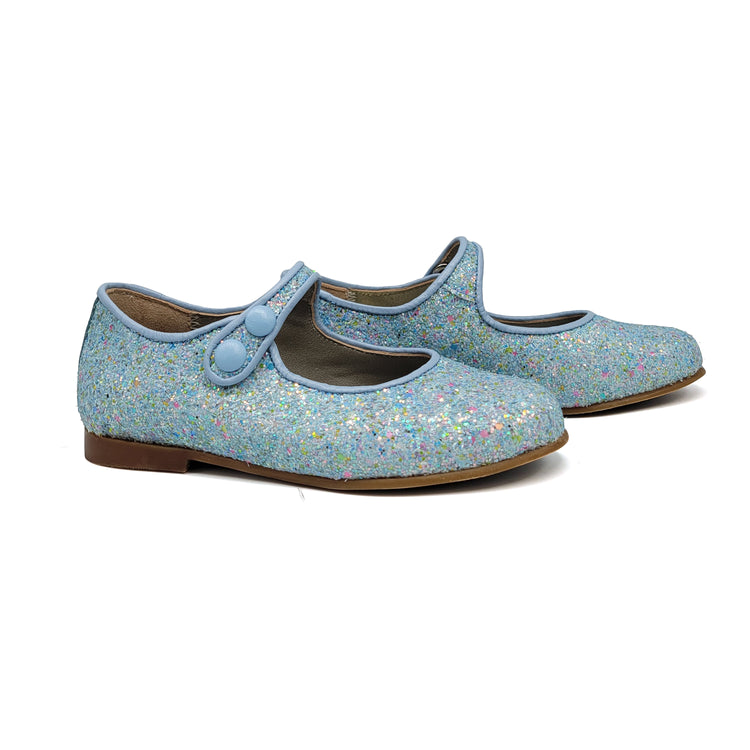 LMDI Doll Sky Blue Glitter Mary Jane