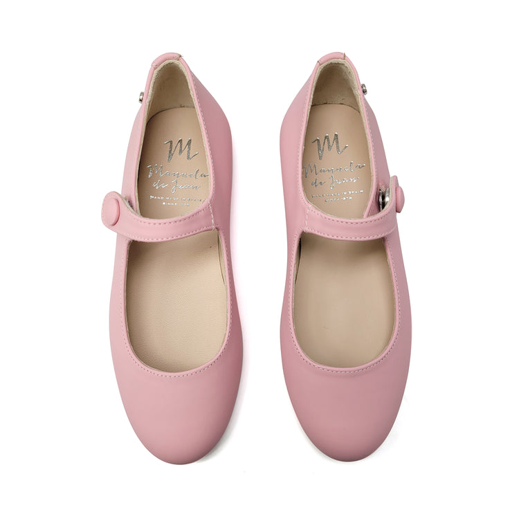 Manuela De Juan French Rose Pink Mary Jane S2970