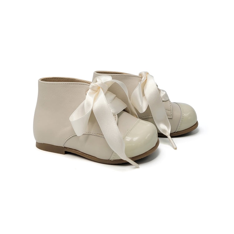 Blublonc Ally Ivory Baby Bootie